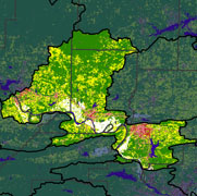 Watershed Land Use Map - Lake Conway- Point Remove