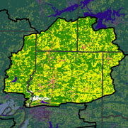 Watershed Land Use Map - Cadron Creek