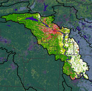 Watershed Land Use Map - Lower Arkansas-Maumelle